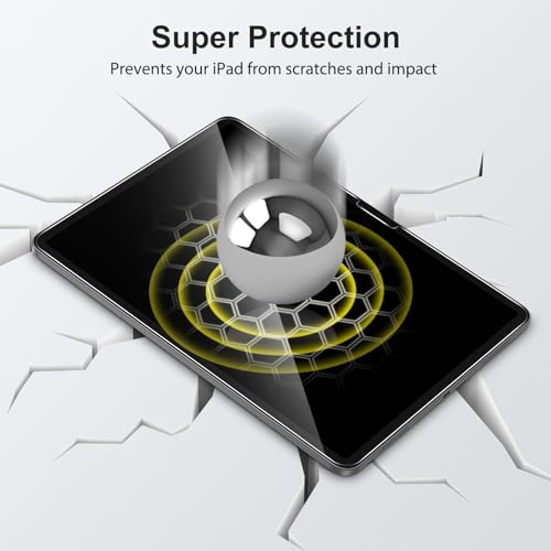 SPARIN 2 Pack Screen Protector for iPad Air 11 Inch M4/M3/M2(8th/7th/6th) | Auto-Alignment Frame, 9H Tempered Glass Film for iPad Air 11 2026/2025/2024, Apple Pencil Compatible and Case Friendly - size: iPad Air 11'' (M4/M3/M2)