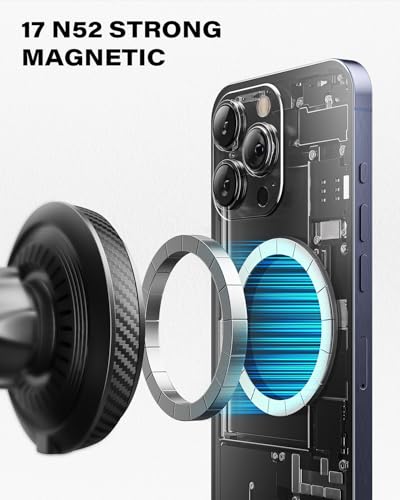 APPS2Car Upgraded for QI2 MagSafe Cup Holder Phone Holder Charger