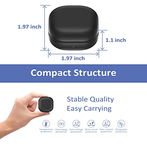 Wireless Replacement Charging Case for Samsung Galaxy Buds Pro SM-R190 –770mAh Battery, LED Indicator, Fast Charging, USB-C Cable, Bluetooth Pairing