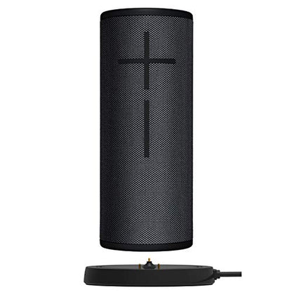 Power Up Charging Dock Compatible with Ultimate Ears UE Boom 3/Megaboom 3/Blast/Megablast(Wall Charger and 5 Feet Cable Included) Black(Not for Boom4/Megeboom 4) - color: Black