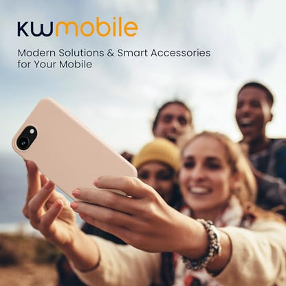 kwmobile Case Compatible with Apple iPhone 17e / iPhone 16e Case - Soft Slim Protective TPU Silicone Cover - Coconut Swirl - color: Coconut Swirl