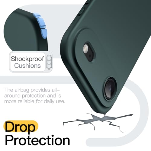 JETech Slim Case for iPhone Air, Midnight Green - color: Midnight Green