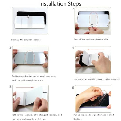 2 Pack Privacy Hydrogel Screen Protector for Samsung Galaxy Z Flip4 - size: Privacy Samsung Galaxy Z Flip 4