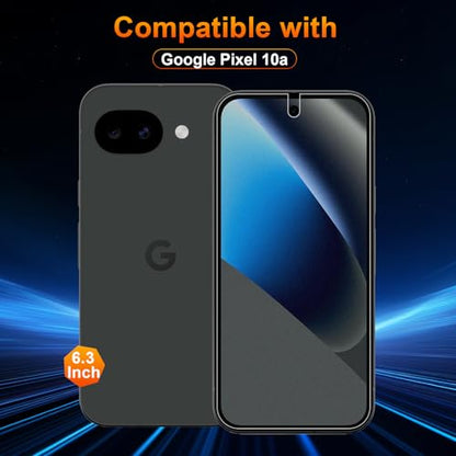 2 Pack for Google Pixel 10a Anti-Glare Matte Privacy Screen Protector, Smooth and Responsive Touch Flexible EPU Film, [Support Fingerprint Unlock] [Self-Healing] [Not Glass] - size: Google Pixel 10a
