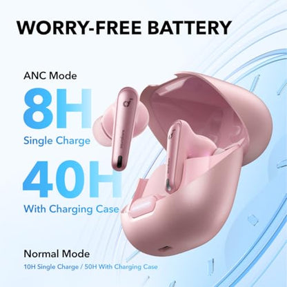 Soundcore by Anker Liberty 4 NC Wireless Earbuds - color: Pastel Pink