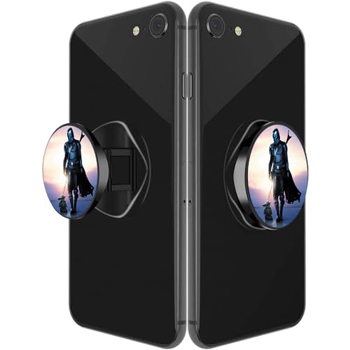 3 Pack/Multifunction Cell Phone Stand Holder and Grip Green Cute Foldable Phone Kickstand Mount Compatible for Smartphones
