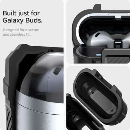 Spigen Lock Fit Designed for Galaxy Buds3, Buds3 Pro & 3 FE (2025/2024) - size: Buds3 Pro / Buds 3