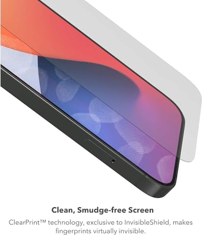 ZAGG InvisibleShield Glass Privacy Screen Protector for iPhone 13 PRO MAX – 3X Impact and Scratch Protection, Strongest Tempered Glass, Smudge-Free, Smooth Silky Feel, Two-way Side View Privacy