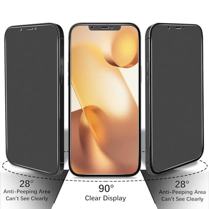 2 Pack Matte Privacy Screen Protector for iPhone 12 Pro Max