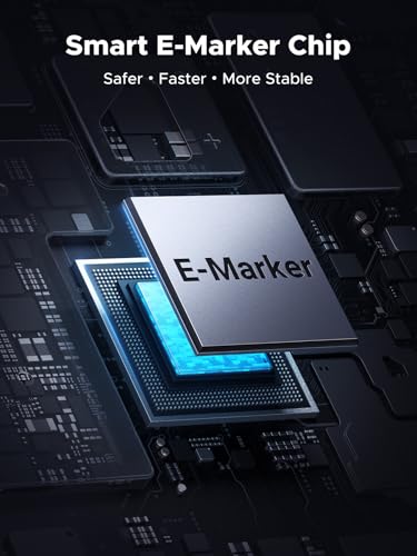 UGREEN 240W USB C to USB C Cable for Thunderbolt 5, USB4 Gen4 80Gbps, 3.3ft