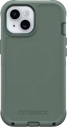 OtterBox iPhone 17e & iPhone 16e (Only) - Defender Series MagSafe Case - Forest Ranger - Built-in Magnets - Screenless - Rugged & Durable - with Port Protection - Holster Clip Included - color: Forest Ranger (Green), style: MagSafe