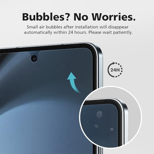 [3+3 Pack] For Samsung Galaxy Z Flip 5 5g, EPU+TPU Anti-Glare Matte Screen Protector, Full Covered Inside + 3 Pack Outer Film, Anti-Fingerprint, Self-Healing, Easy Installation with Alignment Tool - size: Galaxy Z Flip 5