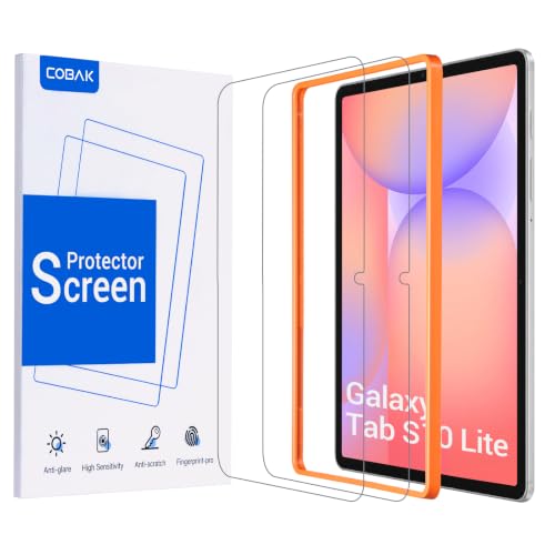 CoBak 2-Pack Tempered Glass Screen Protector for Samsung Galaxy Tab S10 Lite 11-inch, Installation Frame, 9H Hardness, Anti-Scratch - size: Galaxy Tab S10 Lite