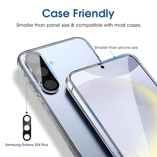 amFilm OneTouch for Samsung Galaxy S24+ Plus Screen Protector TemperedGlass - size: S24P-6.7"