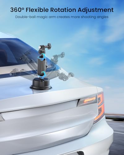 Suction Cup Mount for GoPro Car Mounts for Insta360 Accessories