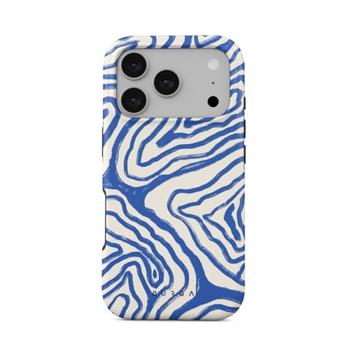 BURGA Unisex Phone Case for iPhone 17 Pro – Dual-Layer Hybrid Design with Shock-Absorbing Silicone & Durable Exterior, Scratch-Resistant Finish and Raised Bezel Edge for Screen Protection & Daily Use - color: Seven Seas, size: iPhone 17 Pro