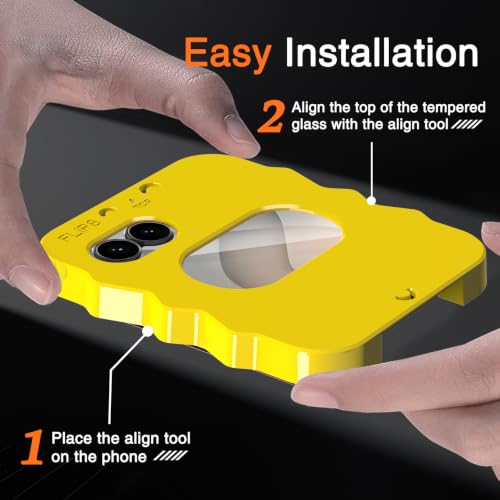 Ferilinso Screen Protector for Samsung Galaxy Z Flip 8, Tempered Glass Back - size: Samsung Z Flip 8-6.9 IN