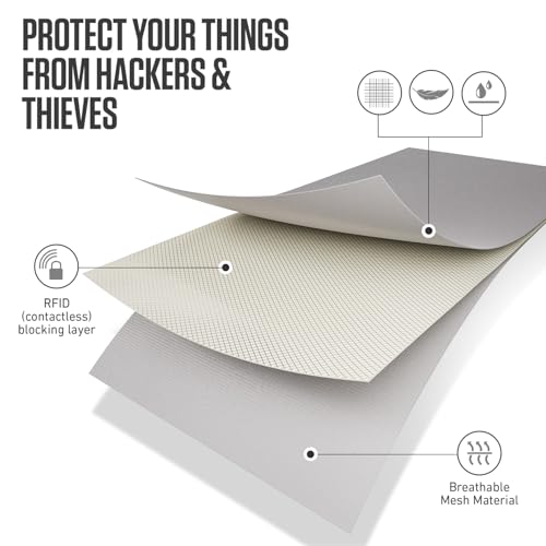 VENTURE 4TH Travel Money Belt, RFID Blocking Passport Holder - Sleek Silver - color: Sleek Silver