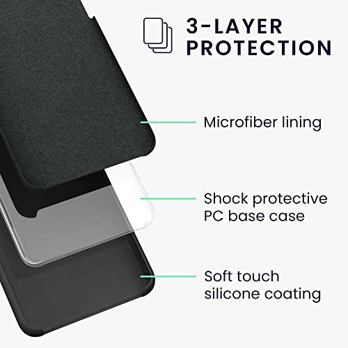 kwmobile Case Compatible with Samsung Galaxy A52 / A52 5G / A52s 5G Case - Slim TPU Silicone Phone Cover - Soft Touch Finish - Gray Green - color: gray green, size: Galaxy A52 / A52 5G / A52s 5G