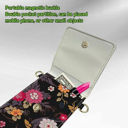 Small Crossbody Bags with Adjustable Shoulder Strap - color: Beautiful Flower