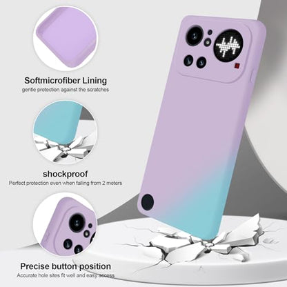 GiiYoon Silicone Case for Nothing Phone 4a Pro, Purple - color: Purple, size: Nothing Phone 4a Pro