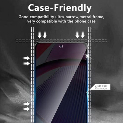 3 Pack Privacy Screen Protector Designed for Motorola Moto G Stylus 5G 2023 /G Power 5G 2023,Full Coverage Anti-Spy Tempered Glass Film,9H Hardness,Anti-Fingerprint,Bubble Free,Easy to Install - size: Moto G Power 5G 2023 FK3