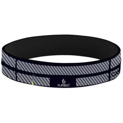 FlipBelt Zipper Running Belt, Waist Pack for Fitness and Running, US Company - color: Reflective Black, size: Medium