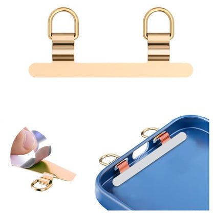 Phone Tether Tab 2pcs,0.2mm Ultra-thin Phone Metal Patch,Universal Phone Lanyard Patch for most phone (I) - color: I