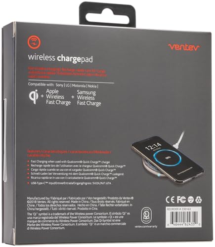 Ventev 10W ULTRAFAST Wireless Chargepad