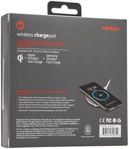 Ventev 10W ULTRAFAST Wireless Chargepad