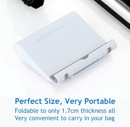 Cell Phone Stand 2 Pack, Desktop Holder for Phones & Tablets (2, White) - color: White