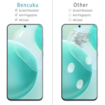 2 Pack Screen Protector for Samsung Galaxy S25 FE Tempered Glass - color: Clear-Galaxy S25 FE