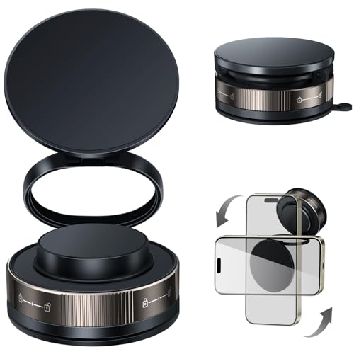 Vacuum Suction Magnetic Phone Holder for iPhone 17 16 15 14 13 Pro