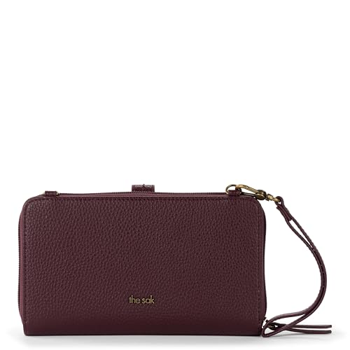The Sak Iris Smartphone Crossbody Purse - Small Women's Cellphone Bag & Wallet For Everyday- Convertible Wristlet With Zipper | Fits Most Smartphones, Card Slots & Zip Pocket, Detachable Wristlet & Crossbody Straps, Hands-Free for Travel & Errands - color