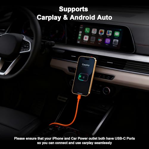 iPad Fast Charging Cable 2 Pack 10ft,USB C Cable for iPhone 17 16 15 - color: Orange