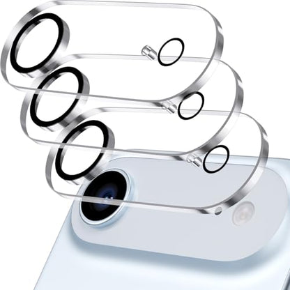 [3 Pack Camera Lens Protector For iPhone 17 Air 6.6-Inch,9H Tempered Glass,Anti-Scratch,Case Friendly,Night Circle,No-Bubble HD Clarity,Full Cover - size: iPhone 17 Air