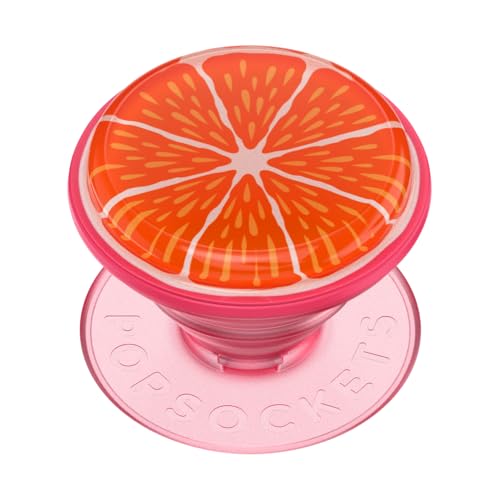 PopSockets Adhesive Phone Grip, Holder- Jelly Citrus - color: Jelly Citrus