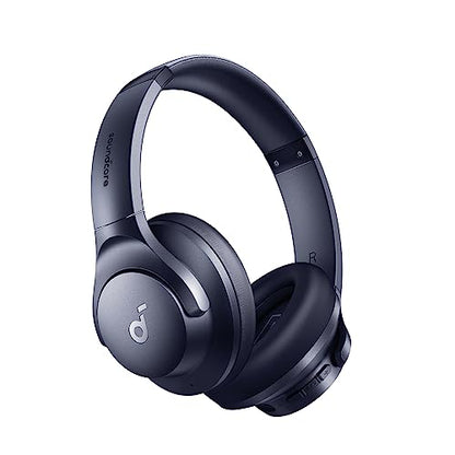 Soundcore by Anker Q20i Hybrid Active Noise Cancelling Headphones, Blue - color: Blue
