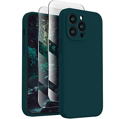 FireNova Designed for iPhone 13 Pro Max Case, 6.7", Teal | Silicone Upgraded [Camera Protection] Phone Case, with Soft Anti-Scratch Microfiber Lining Inside - color: Teal, size: Iphone 13 Pro Max