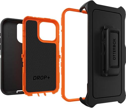 OtterBox iPhone 15 Pro Max (Only) - Defender Series Case - Realtree Edge (Camo) - Screenless - Rugged & Durable - with Port Protection - Holster Clip Includes - Microbial Defense Protection - color: Realtree Blaze Edge (Camo)