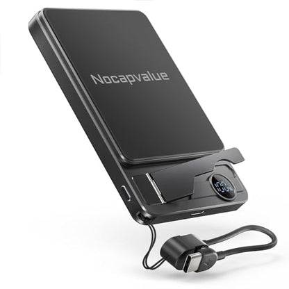 for MagSafe Power Bank 10000mAh, Fast, Magnetic Portable Charger - color: Black
