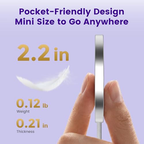 MagSafe 25W Wireless Charger for Apple Magnetic Fast Charging Pad - color: 2White