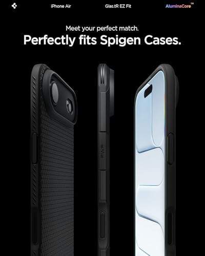 Spigen GlasTR EZ FIT Tempered Glass Screen Protector for iPhone Air - size: iPhone Air