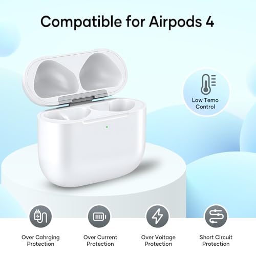 Compatible for AirPods 4 Wireless Charging Case Replacement - color: Compatible for AirPods 4th