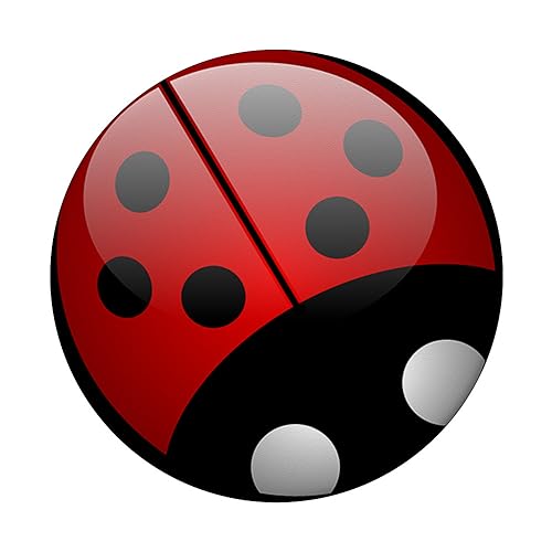 Cute Ladybug Insect PopSockets PopGrip: Swappable Grip for Phones & Tablets PopSockets Adhesive PopGrip