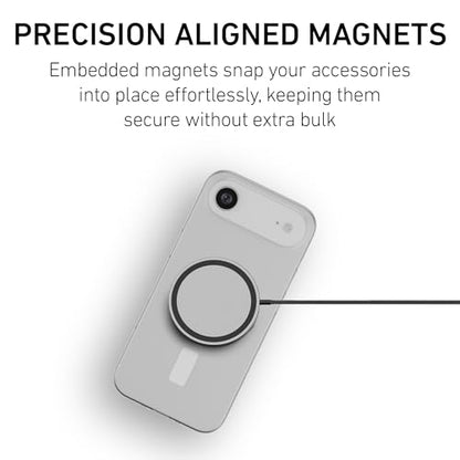 PEEL Magnetic Case for iPhone 17 Air (Clear) - color: Clear, size: Magnetic