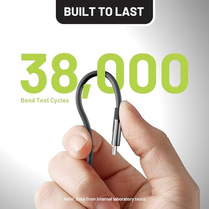 USB C to Lightning Cable 6FT, MFi Certified iPhone Charger Cord - color: C to L Braided Black