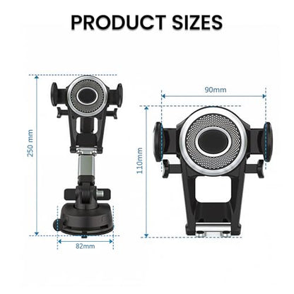 Window Phone Mount for Car | Universal Cuction Car Phone Mount & 360 Phone Holder Rotating Car | Auto Phone Holder for Car SUV Truck | Cell Phone Automobile Cradles - style: G
