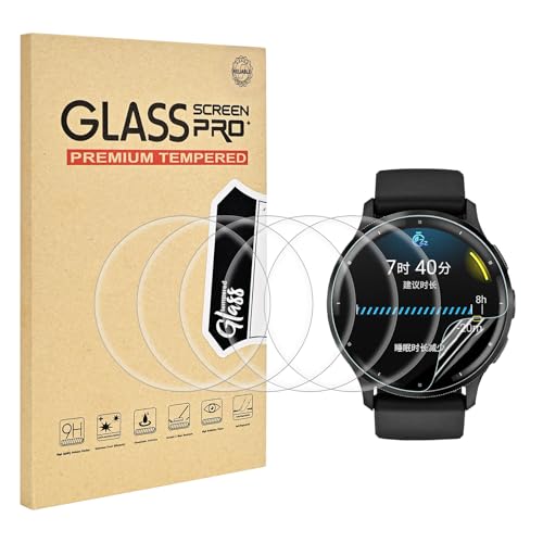 6PCS Compatible for Garmin Venu 3 45mm Smartwatch Screen Protector Clear，HD Anti-scratch Soft TPU [Not Glass] with Ultra-thin Protector For Venu 3 Protective Film 45mm - size: Garmin venu 3 45mm