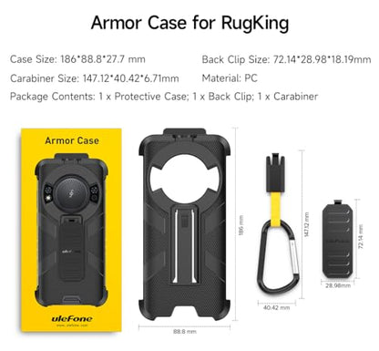 Ulefone Rugged Phone Case RugKing/Power Armor 16S/ Power Armor 16 Pro Rugged Smartphone